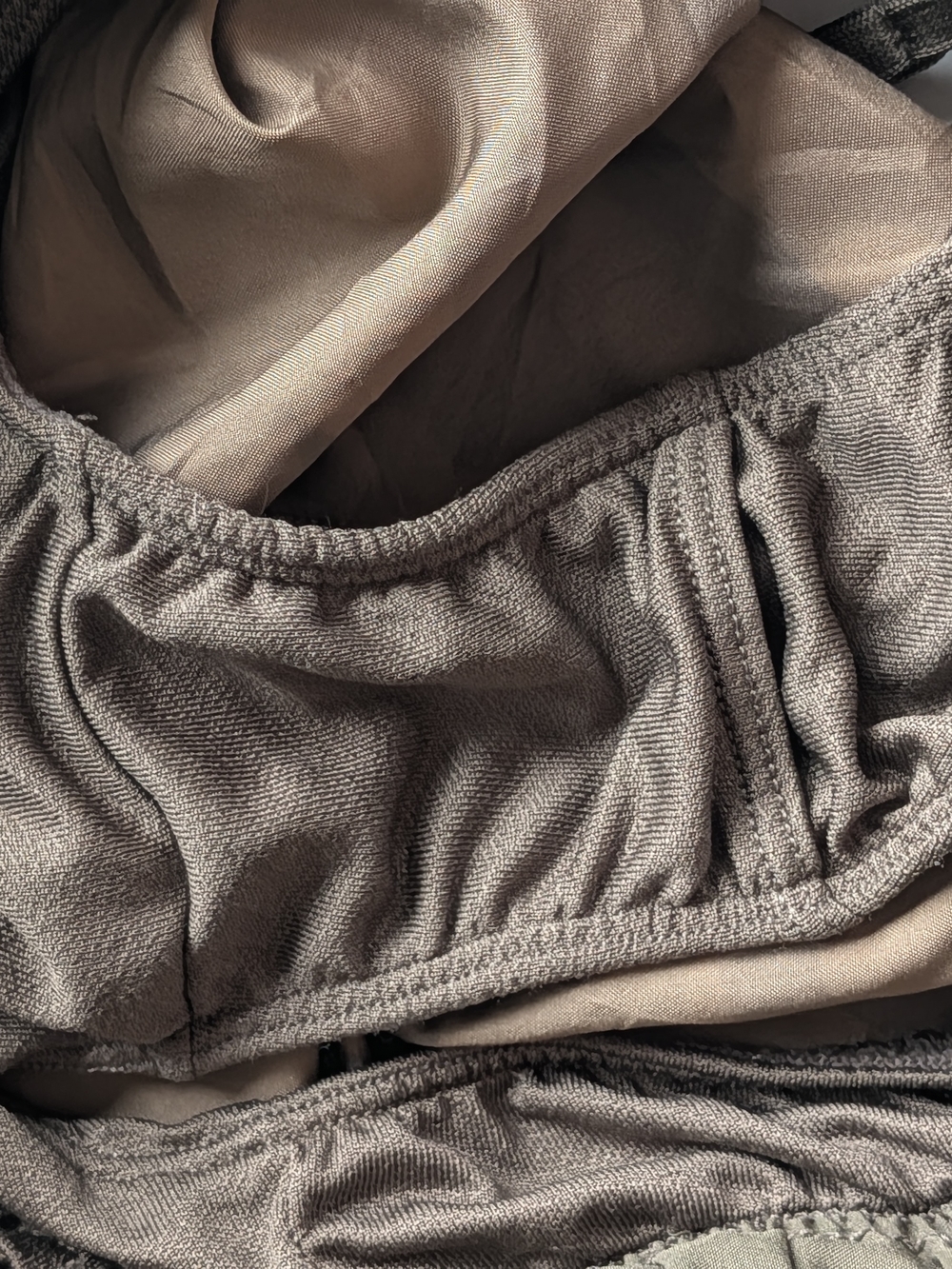 Nike Women's Camo Running Shorts - Olive/Black - Picture 5 of 5
